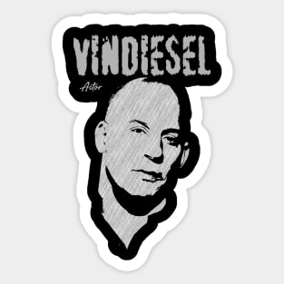 vin diesel Sticker